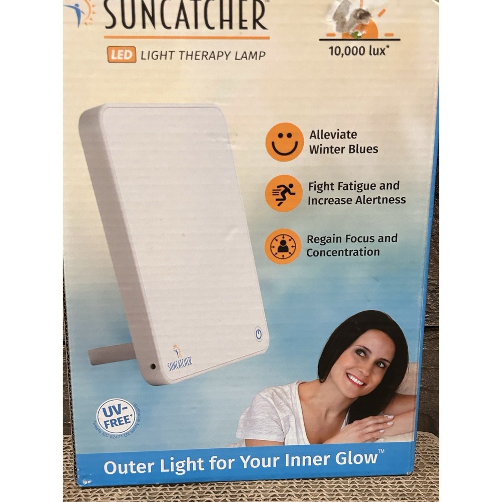 Suncatcher Ultra LED Light Therapy Lamp. New in Box Retail $49.99!! - Picture 2 of 5